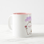 上に与えく ツートーンマグカップ (正面左)