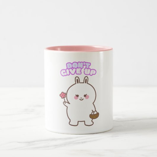 上に与えく ツートーンマグカップ (中央)