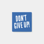 上に与え来ない深いやる気を起こさせる青 ポストイット (正面)