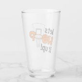 上に向かって進む タンブラーグラス (裏面)