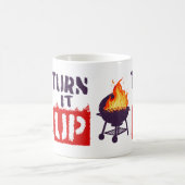 上に向ける コーヒーマグカップ (中央)