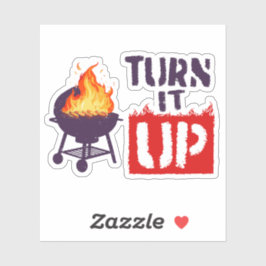 上に向ける シール