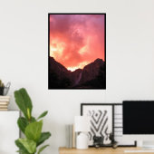 上に日没する秋 ポスター (ホームオフィス)