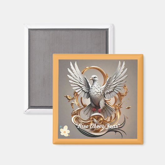 「上に自由に舞い上がる」 マグネット (正面/裏面)