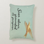 上に舞い上がり、目的に基づく感動的- アクセントクッション (裏面(縦))