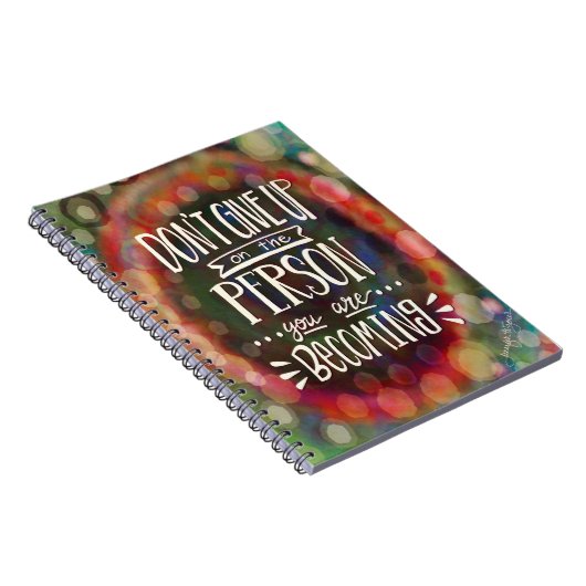 上に行くな与えい勇気付けられるかわいらしトレンディー ノートブック (右側)