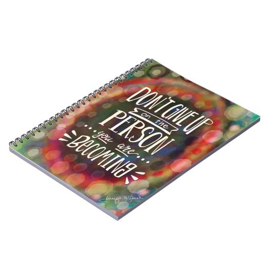 上に行くな与えい勇気付けられるかわいらしトレンディー ノートブック (左側)