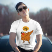 上に行与えくな |グラフやる気を起こさせるィック Tシャツ