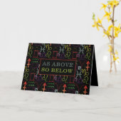 上に述べたように占星術の カード (黄色い花)