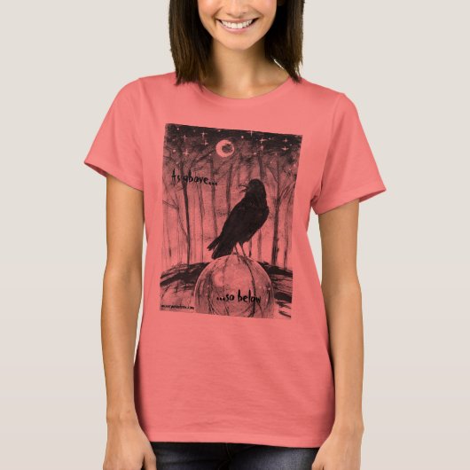 「上に述べたように…下に Tシャツ (正面)