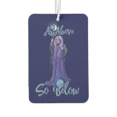 「上のように下に」クローン月女神のアー異教のト カーエアーフレッシュナー (裏面)