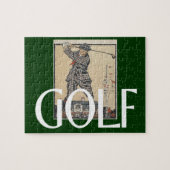 上のゴルフ古い学校 ジグソーパズル (横)