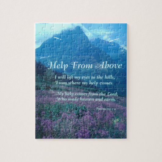 上のジグSawPuzzleからの助け ジグソーパズル (縦)