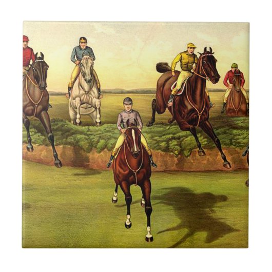 上のジャンプの競争 タイル (正面)