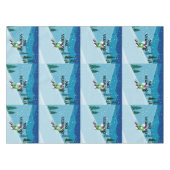 上のスキーヴァーモント テーブルクロス (正面(横))