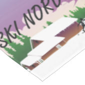 上のスキー北欧人 テーブルクロス (アングル)