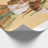 上のダンスのジプシー ラッピングペーパー (角)