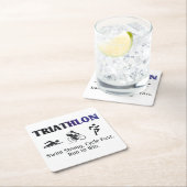 上のトライアスロン スクエアペーパーコースター (インサイチュ)