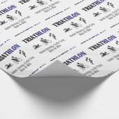 上のトライアスロン ラッピングペーパー (角)