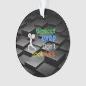 上のトレーニングの懸命 オーナメント (正面)