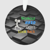 上のトレーニングの懸命 オーナメント (正面)