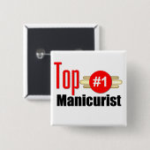 上のネイルアーチスト 缶バッジ (正面&裏面)