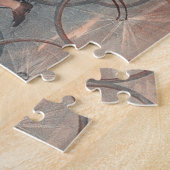 上のバイクの競争 ジグソーパズル (側面)