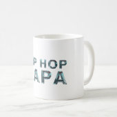 上のヒップホップのパパ コーヒーマグカップ (正面右)