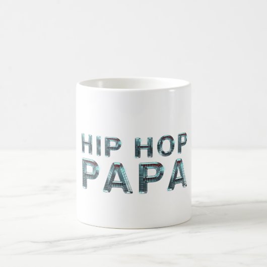 上のヒップホップのパパ コーヒーマグカップ (中央)