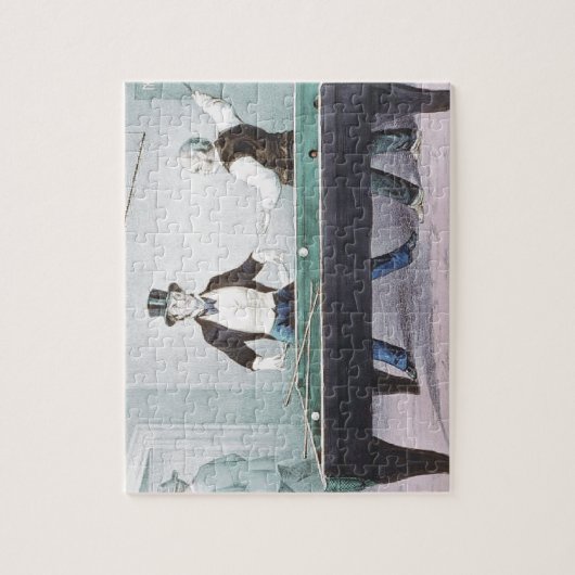 上のビリヤード ジグソーパズル (縦)