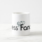 上のフィットネスの熱狂者 コーヒーマグカップ (中央)