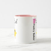 上のペストリーのひよこ ツートーンマグカップ (中央)