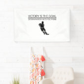 上のホッケーの勝利のスローガン 横断幕 (インサイチュ)