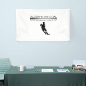 上のホッケーの勝利のスローガン 横断幕 (トレードショー)