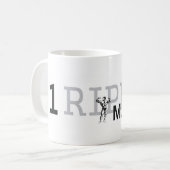 上のボディビルの人 コーヒーマグカップ (正面左)