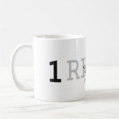 上のボディビルの人 コーヒーマグカップ (左)