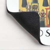 上のボディビルの女の子 マウスパッド (コーナー)