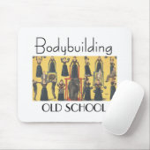 上のボディビルの女の子 マウスパッド (マウス)