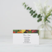 上のボーダーフルーツ-野菜の名刺 名刺 (スタンド正面)