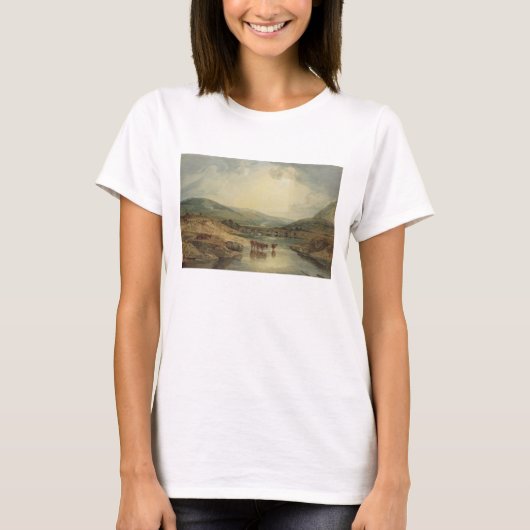 上のヨセフMallordウィリアムターナー|橋私達 Tシャツ (正面)