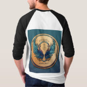 "上のライズ:イーグルプリントTシャツ" Tシャツ (裏面)