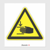 上のラベルからの手押しフォース シール (シート)