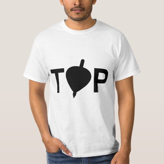 上のラベル Tシャツ (正面)