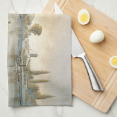 上のロウイング キッチンタオル (四つ折り)