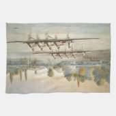 上のロウイング キッチンタオル (横)