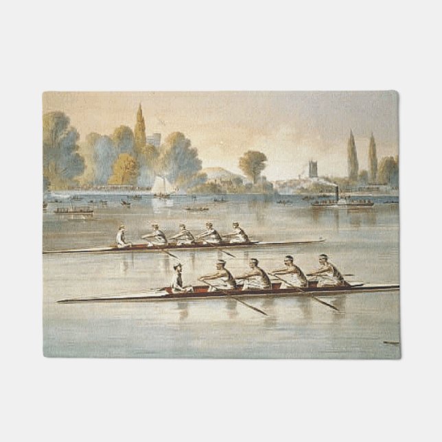 上のロウイング ドアマット (正面)