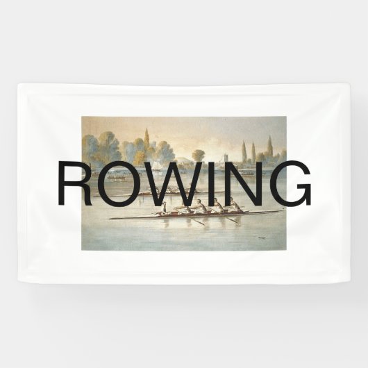 上のロウイング 横断幕 (横)