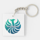 上の上昇 – 内のフェニックス キーホルダー (裏面)