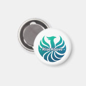 上の上昇 – 内のフェニックス マグネット (正面/裏面)