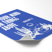 上の事柄に心を置く – コロサイ3:2 ポスター (角)